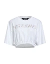 Just Cavalli Woman T-shirt White Size Xl Cotton In White