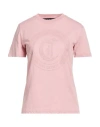 Just Cavalli Woman T-shirt Antique Rose Size S Cotton In Pink