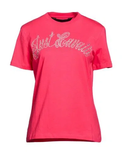 Just Cavalli Woman T-shirt Magenta Size Xs Cotton