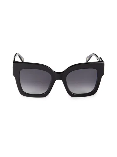Just Cavalli Women's 52mm Square Sunglasses In Black