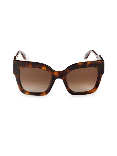Just Cavalli Women's 52mm Square Sunglasses In Brown