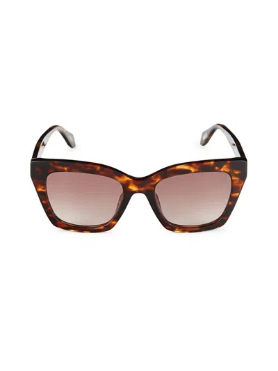 Just Cavalli Women's 53mm Cat Eye Sunglasses In Brown