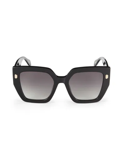 Just Cavalli Women's 53mm Geometric Sunglasses In Black