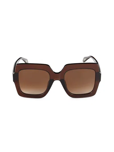 Just Cavalli Women's 53mm Square Sunglasses In Brown