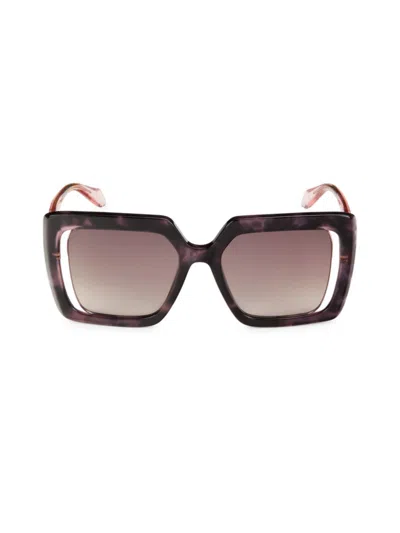 Just Cavalli Women's 53mm Square Sunglasses In Purple