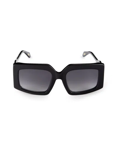 Just Cavalli Women's 54mm Rectangle Sunglasses In Black