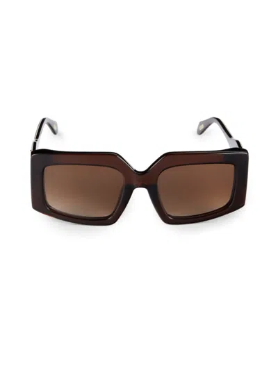 Just Cavalli Women's 54mm Square Sunglasses In Brown