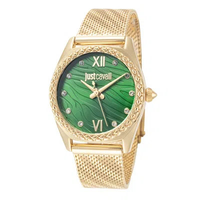 Just Cavalli Women's Animalier 30mm Gold Tone Quartz Watch