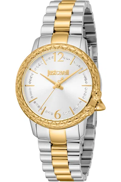 Just Cavalli Women's Animalier 32mm Quartz Watch In Gold