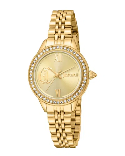 Just Cavalli Dnu Legal Issue  Women's Glam Chic Watch In Gold