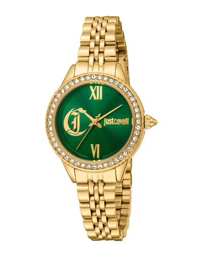Just Cavalli Dnu Legal Issue  Women's Glam Chic Watch In Gold