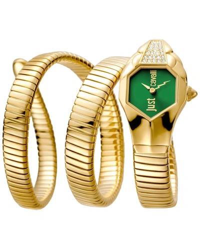 Just Cavalli Women's Glam Snake Watch In Gold