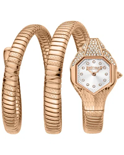 Just Cavalli Women's Just Glam Evo 7 Watch In Gold