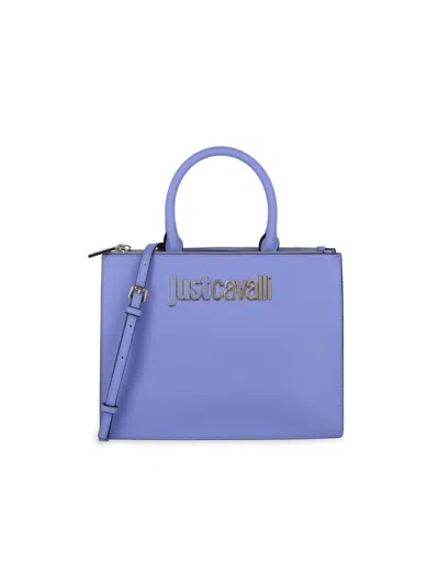 Just Cavalli Women's Logo Shoulder Bag In Violet