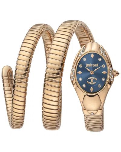 Just Cavalli Women's Serpente Nobile Watch In Gold