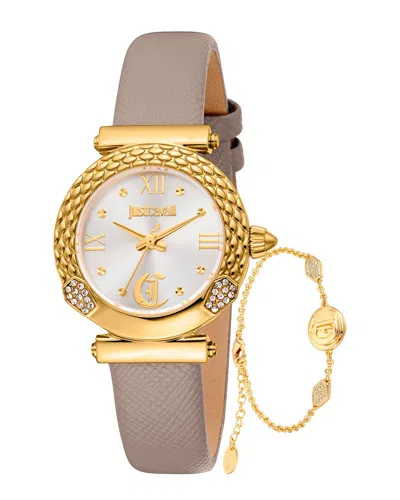 Just Cavalli Dnu Legal Issue  Women's Set Watch In Gold