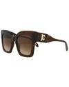 Just Cavalli 52mm Square Sunglasses In Brown