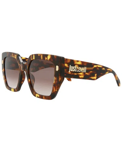 Just Cavalli Women's Sjc021k 53mm Polarized Sunglasses In Brown