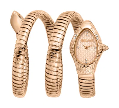 Just Cavalli Women's Snake 20mm Watch Jc1l374m0045 In Neutral