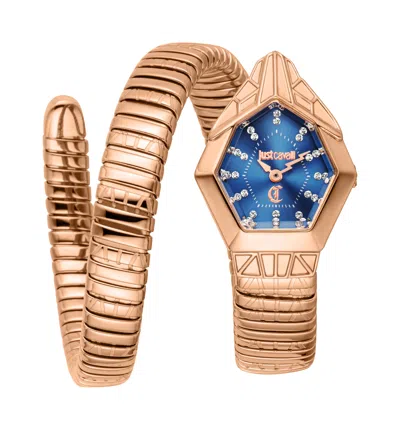 Just Cavalli Women's Snake 316l Stainless Steel Watch In Multi