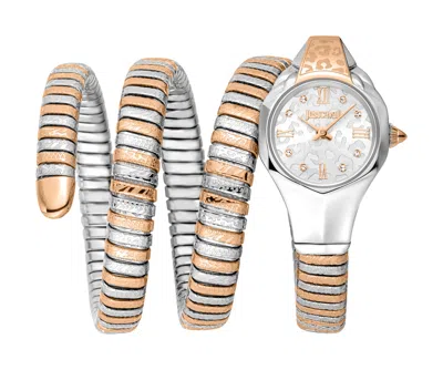 JUST CAVALLI WOMEN'S SNAKE 316L STAINLESS STEEL WATCH
