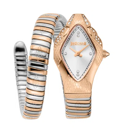 Just Cavalli Women's Snake 316l Stainless Steel Watch In Multi