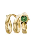 Just Cavalli Women's Snake Watch In Gold