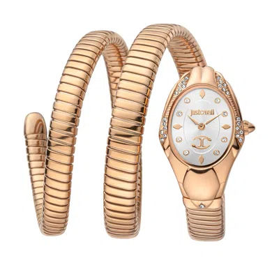 Just Cavalli Women's Snake Watch In Gold