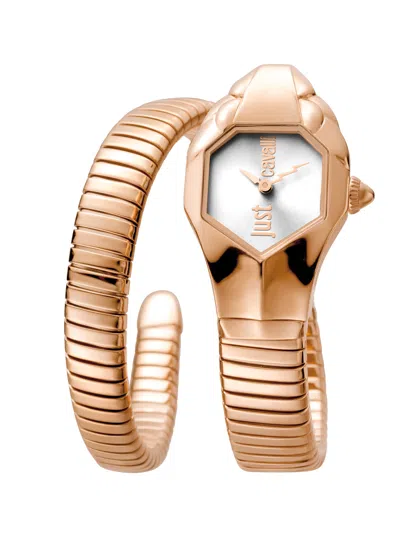 Just Cavalli Women's Snake Watch In Gold