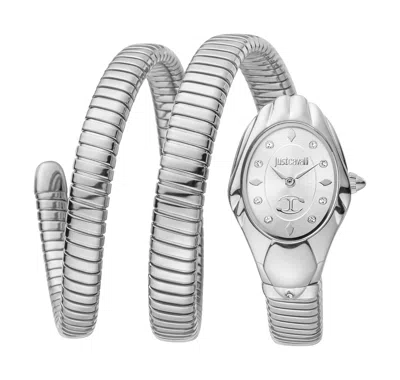 Just Cavalli Women's Snake Watch In Metallic