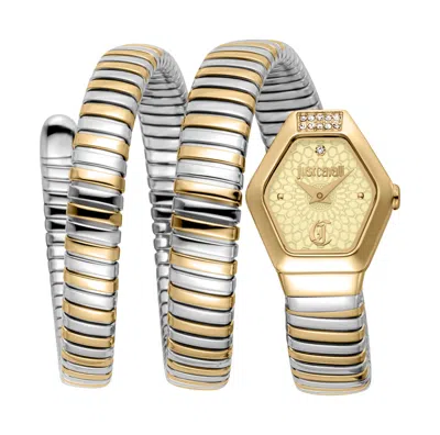 Just Cavalli Womens's Snake Watch In Multi