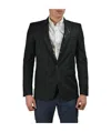 Just Cavalli Wool Suit Jacket In Black