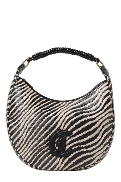 Just Cavalli Zebra Printed Shoulder Bag