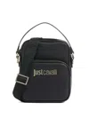 Just Cavalli Zip-fastening Messenger Bag In Black