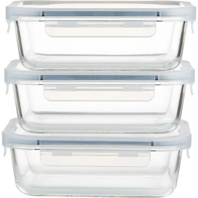 Just Cook 6-piece Food Storage Containers Set In Gray