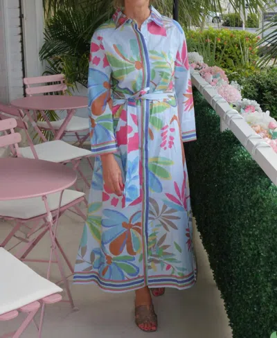 Just Darviny Faith Dress In Tangiers In Blue