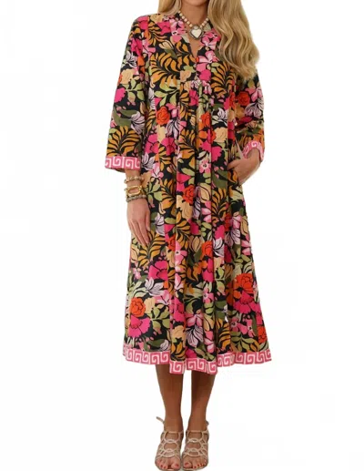 Just Darviny Karolina Dress In Savanna In Multi
