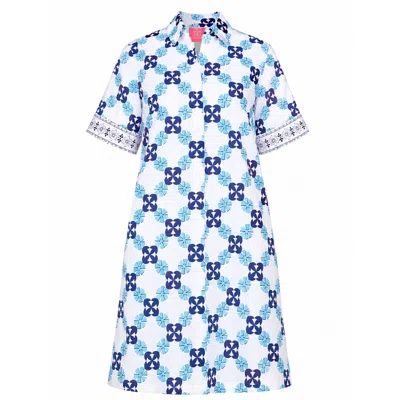 Just Darviny Women's Blue Charlize Dress Ocean Reef