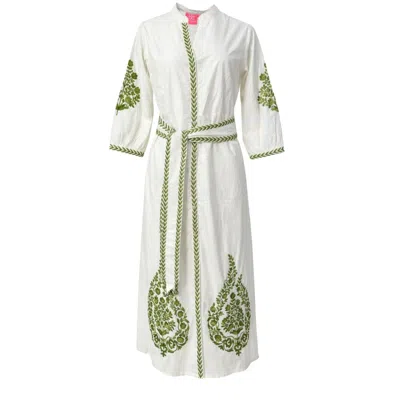 Just Darviny Women's Green Mykonos Dress Jade