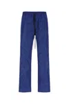 Just Don Blue Tech Fabric Joggers In Blue