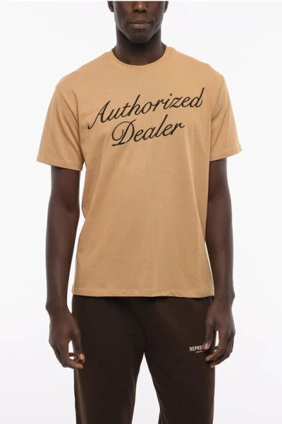 Just Don Authorized Dealer Short Sleeve T-shirt Brown