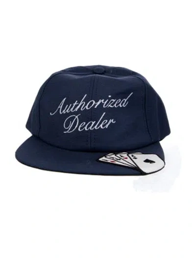 Pre-owned Just Don Embroidered Snapback Hat W/tags In Blue