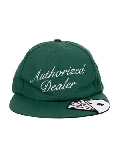 Pre-owned Just Don Embroidered Snapback Hat W/tags In Green
