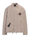 Just Don Man Jacket Taupe Size L Polyester In Grey