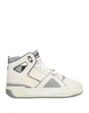 Just Don Unisex Courtside Basketball High-top Sneakers In White