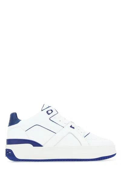 Just Don Two-tone Leather Courtside Lo Jd3 Sneakers