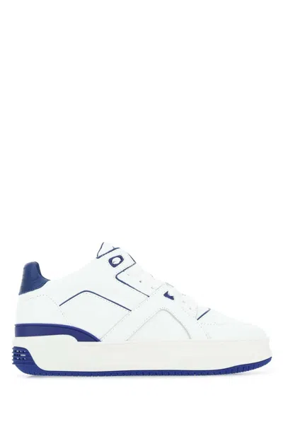 Just Don Two-tone Leather Courtside Lo Jd3 Sneakers