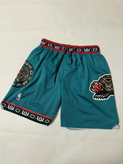 Pre-owned Just Don X Made In Usa Just Don Vancouver Grizzlies Friends And Family Nba Shorts In Green
