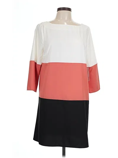 Pre-owned Just Fab 3/4 Sleeve Blouse In Ivory