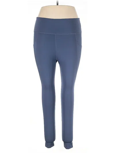 Pre-owned Just Fab Active Pants In Blue